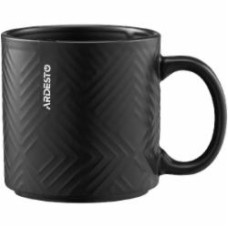 Чашка Ardesto 360 мл черный (AR3483BK) Francesca