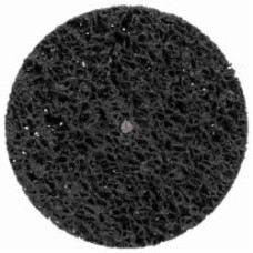 Круг зачистной Sigma из нетканого абразива (коралл) Ø125мм без держателя черный мягкий 9175841