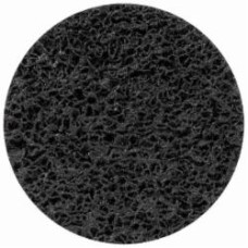 Круг зачистной Sigma из нетканого абразива (коралл) Ø125мм на липучке черный мягкий 9176261