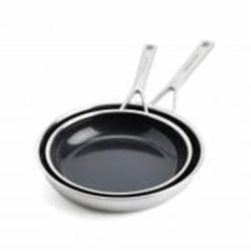 Набор сковород KitchenAid 24+28 см с керамическим покрытием (CC006066-001)