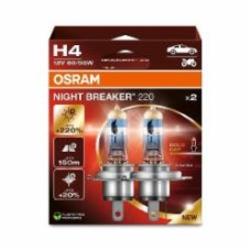 Автолампа галогенна Osram Night Breaker 220 H4 60 Вт 2 шт.(OS64193NB2202HB)