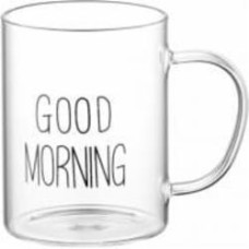 Набор чашек Ardesto с ручками Good Morning 420 мл 2 шт боросиликатное стекло прозрачный (AR2642BMR)