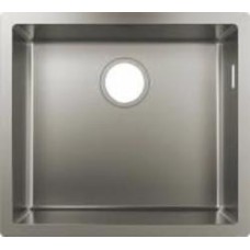 Мойка для кухни Hansgrohe Combi S71 из нержавеющей стали прямоугольная без крыла 500x450x185 мм врезная