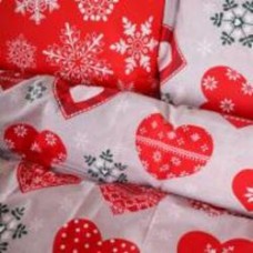 Пододеяльник Ranforce Elite 17-0656 Gingerbread 175x210 см красный MirSon