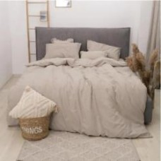 Комплект постельного белья Вареный хлопок 40-0016 Sunny Morning 110х140 см бежевый MirSon