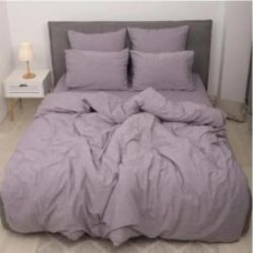 Комплект постельного белья Вареный хлопок 40-0025 Blooming Garden 110х140 см фиолетовый MirSon