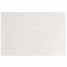 Папка-конверт на кнопке А4 прозрачная 10 шт. Comix FOLD-COM-C330-C-10