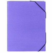 Папка-бокс на резинках 50 мм фиолетовая H-Tone FOLD-HT-JJ409342-PR