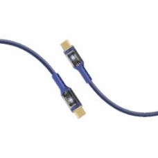 Кабель Promate Lucidline-CC200 USB-C to USB-C 100W Power Delivery 2 м синий (lucidline-cc200.navy)