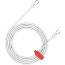 Кабель Canyon Type-C to Type-C 60W 1,2 м белый (CND-CC60AB12W)