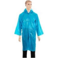 Плащ от дождя на кнопках р. one size 10317257 голубой