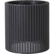 Горшок пластиковый Keter Cylinder Planter L круглый 39 л коричневый