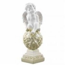 Статуэтка Decoline Ангел на шаре с жемчужинами (гипс) AN0016-2(G)