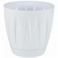 Горшок Serinova DAISY №4 круглый 6 л белый (P004-Beyaz 11443)