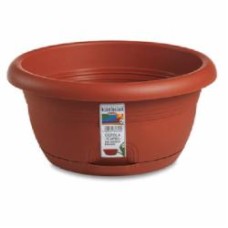 Вазон пластиковый Stefanplast Capri круглый 5 л терракот (84300)