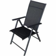 Кресло раскладное Indigo металлическое 102x55x69 см черный