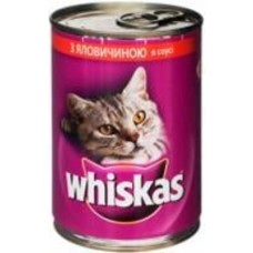 Корм Whiskas с говядиной в соусе 400 г