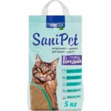 Наполнитель Природа бентонитовый SANI PET средний 5 кг