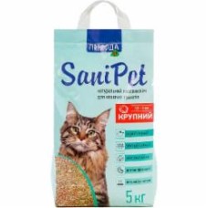 Наполнитель Природа бентонитовый SANI PET крупный 5кг