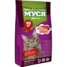 Корм Муся микс 10 кг рыба, мясо 10 кг