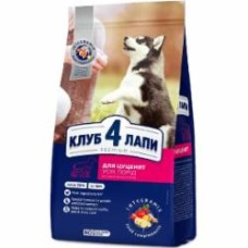 Корм для всех пород Club 4 Paws Premium курица для щенков всех пород 0,4 кг 400 г