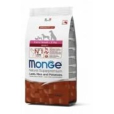 Корм для малых пород Monge Extra Small Adult Lamb/Riсе/Pot , 2,5кг (ягненок, рис) 2,5 кг