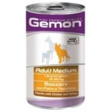Корм для средних пород GEMON Dog Medium Adult Chicen/Turkey, 1250 гр (курица) 1250 г