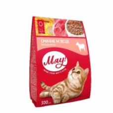Корм Мяу для взрослых кошек с мясом 300 г