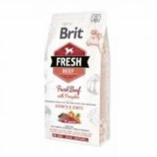 Корм для щенков и юниоров для больших пород Brit Fresh говядина и тыква 2,5 кг