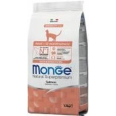 Корм сухой для котов Monge adult с лососем 1,5 кг
