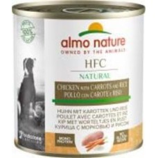 Консерва для собак для всех пород Almo Nature HFC Dog Natural курица с морковью и рисом 280 г