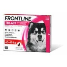 Капли для собак Frontline TRI-ACT 40-60 кг (XL) 3 x(за 1 п-тку 0,5мл, 3 в уп.) 6 мл