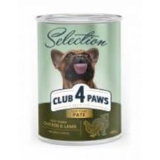 Консерва для всех пород Club 4 Paws Selection с курицей 400 г
