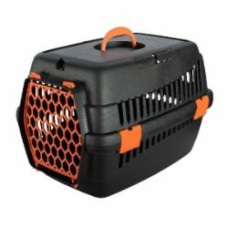 Переноска SGbox для собак и котов до 6 кг SG 35x49x32,5 см черный/микс