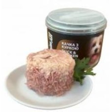 Корм влажный для всех пород AnimAll утка с курицей в нежном желе 195 г
