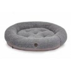 Лежак Harley and Cho Bagel S Gray Fur 60х50 см 3700003
