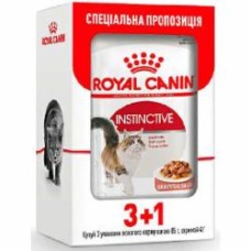 Корм влажный для взрослых кошек Royal Canin Instinctive loaf 3+1 шт. 85 г