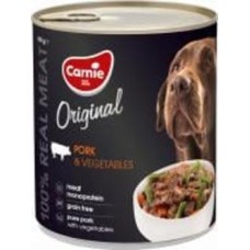 Корм влажный Carnie ORIGINAL Mono Protein со свининой и овощами 800 г