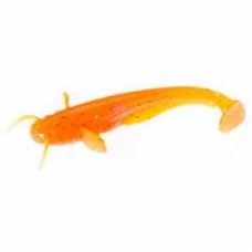 Виброхвост FishUp Catfish 3 75 мм 8 шт. #049 orange pumpkin/black
