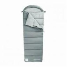Спальный мешок Naturehike зимний, c капюшоном M400 NH20MSD02, (-4 до +1°C), правый, серый