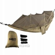 Гамак NEO tools с москитной сеткой, 63-123, до 200кг 140x330 см зеленый