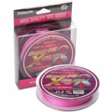 Шнур Fishing ROI X-Run 8PE 150м 0,165мм 10,5кг плетеный pink 721-05-165