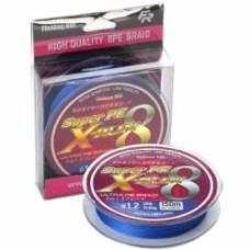 Шнур Fishing ROI X-Run 8PE 150м 0,185мм 11,8кг плетеный blue 721-07-185