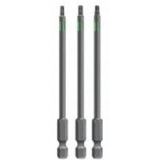 Набор бит KWB торсионных Torx TT10, TT15, TT20 3 шт. 123341