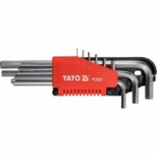 Набор ключей шестигранных YATO Cr-V М 1,5-10 мм 9 шт. YT-0500