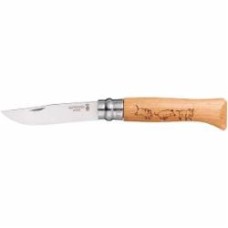 Нож складной Opinel №8 VRI Inox Animalia 
