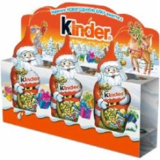 Шоколадные фигурки Kinder «Санта» 45 г 45 г (2222003088016,4008400511528)