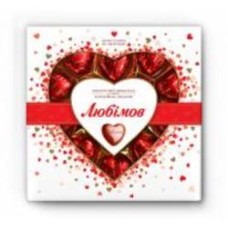Конфеты Любимов Молочный шоколад и нежное пралине 125 г (4820005195091)