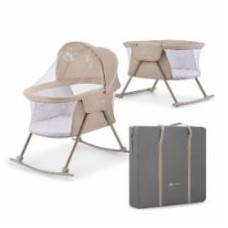 Манеж-кровать Kinderkraft 3 в 1 Lovi бежевая KKLLOVIBEG0000