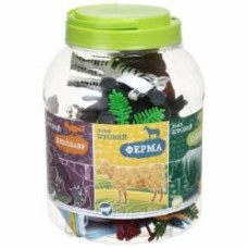 Игрушечный набор Luna Kids Відро Саванна 20.5х15.5х15.5 см 19 элементов YX-8012